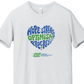 You have earned an APDA Optimism Walk Shirt - Congratulations!